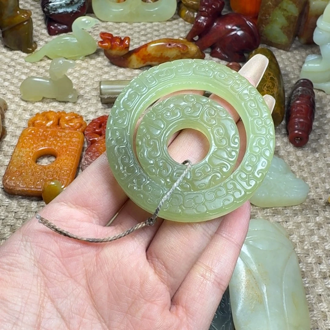 吊坠白玉菩提挂件