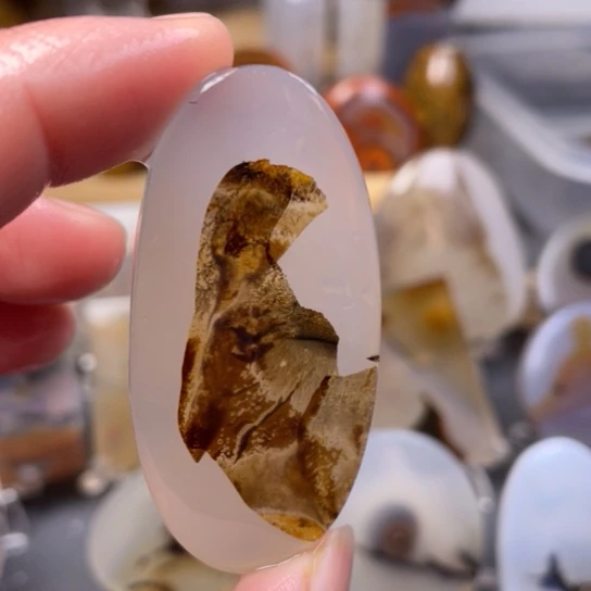 玛瑙/玉髓吊坠(不含链)未镶嵌