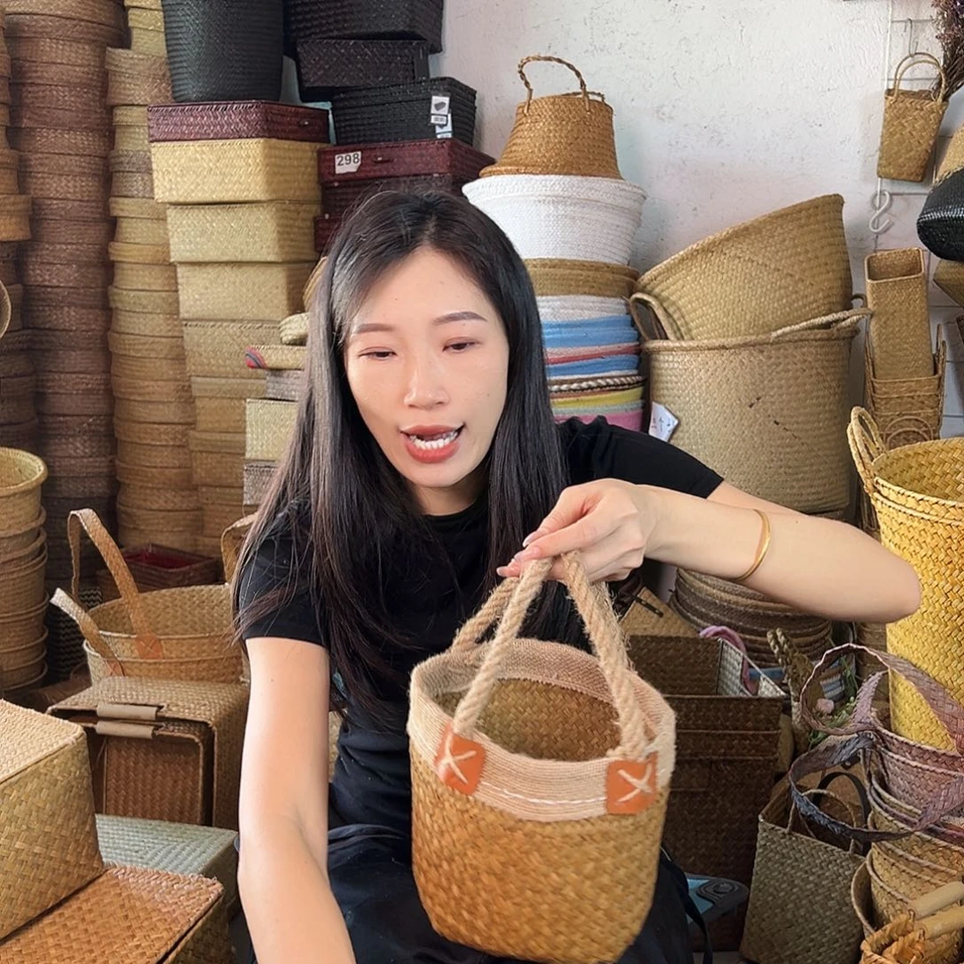 草编草编包/草编收纳盒微瑕疵