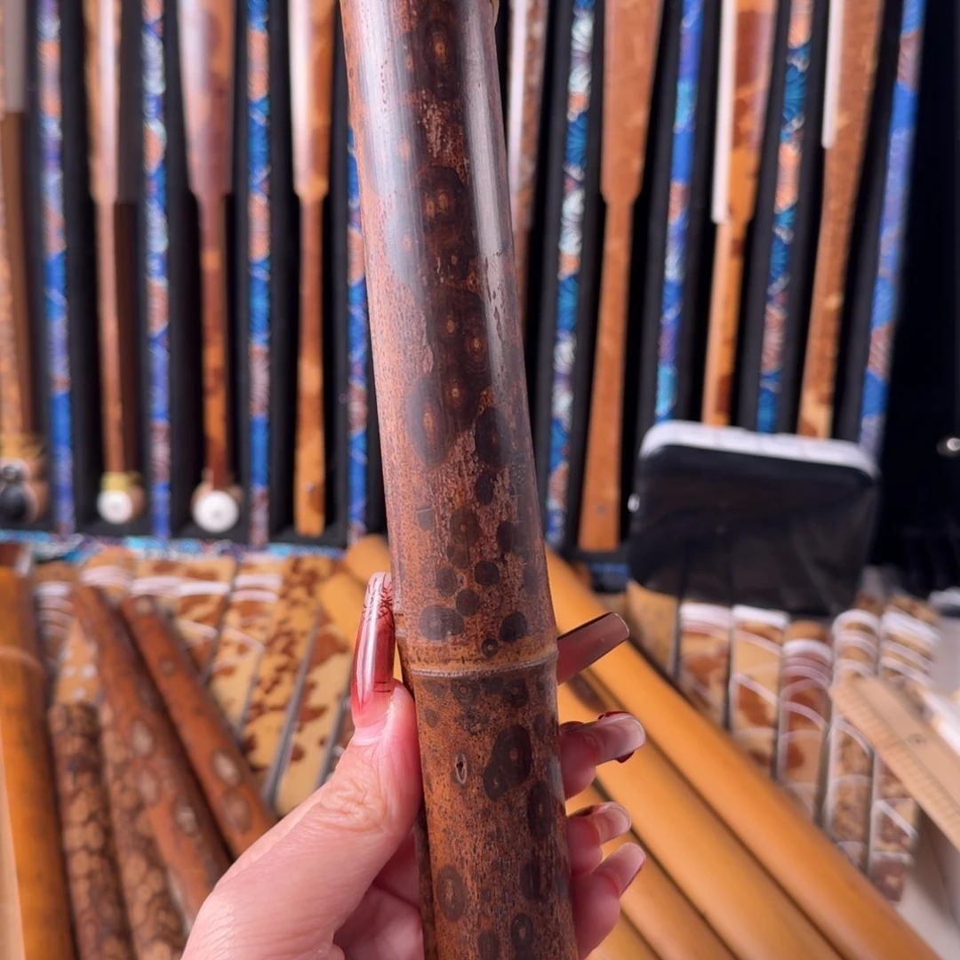 扇子梧***雨兵哥扇艺斑竹折扇