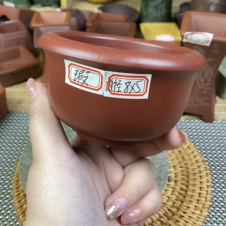 琉璃手工艺品宜兴紫砂精品花盆