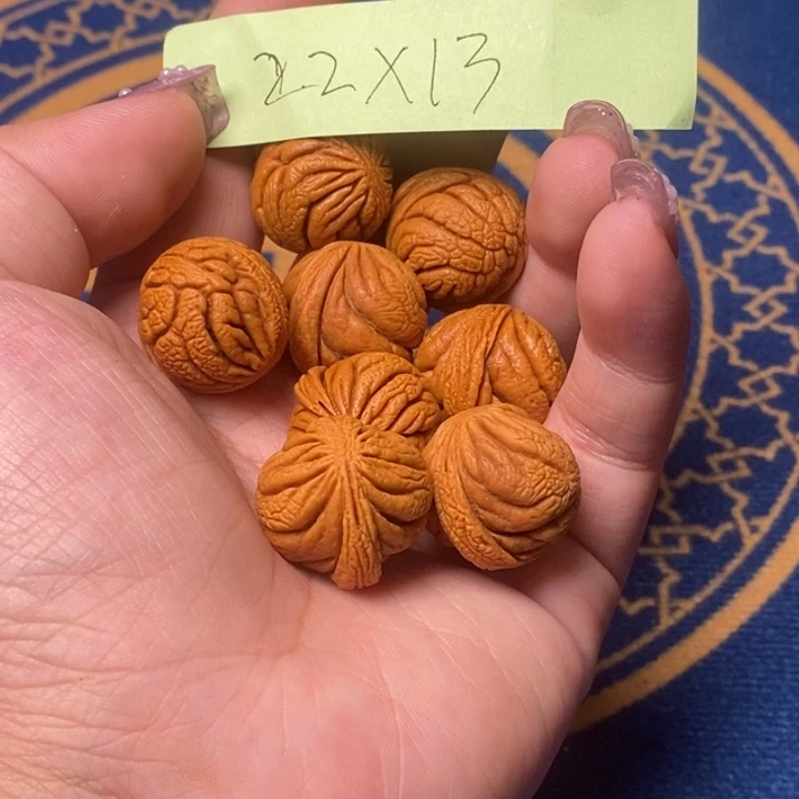 桃核吊坠陕西秦岭龙纹桃核