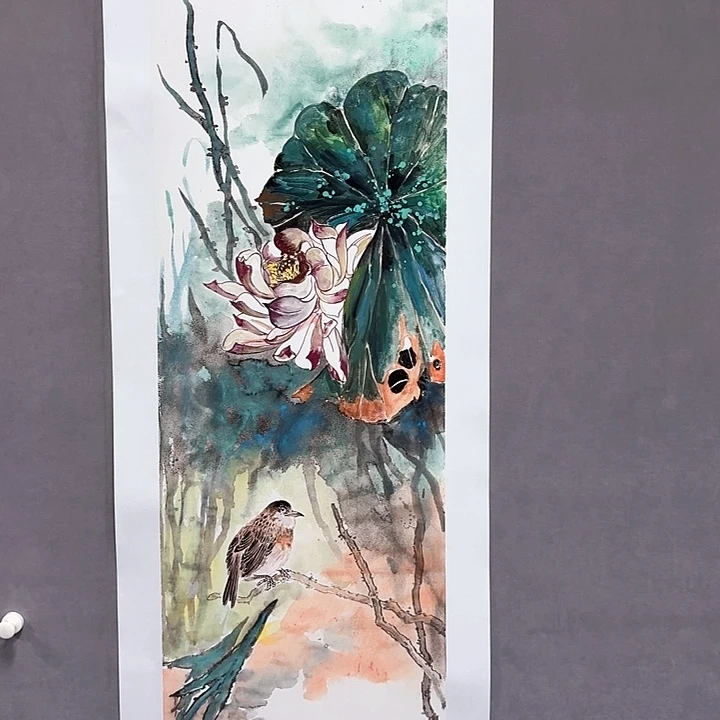 国画亲笔手绘放心去藏