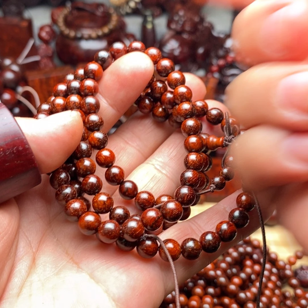 小叶紫檀手串/手链多样性发其一小叶紫檀0.7/108