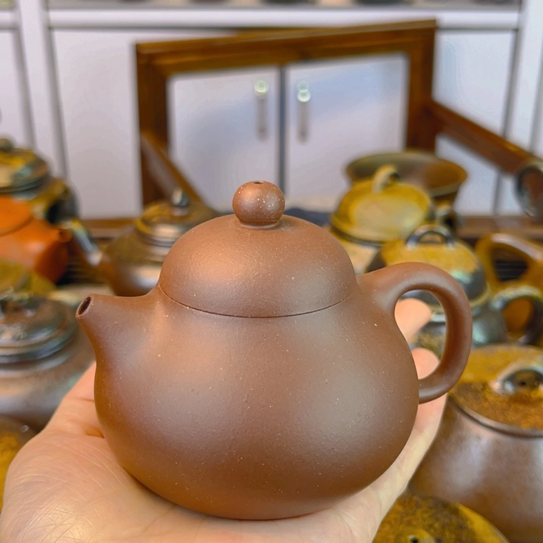 茶壶紫砂宜兴紫砂底槽清柴烧150cc
