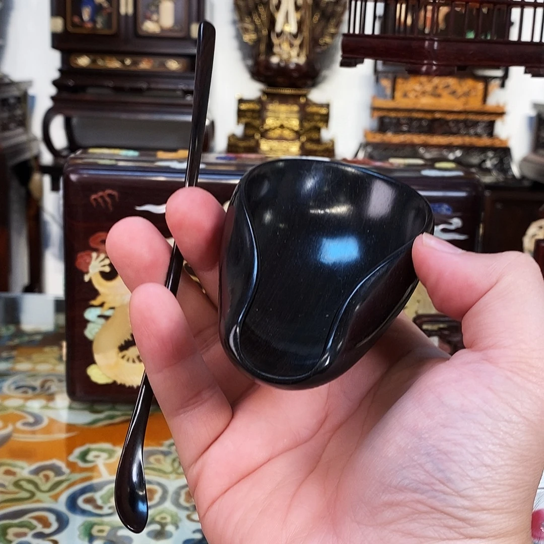 成套家具黑酸枝木类紫光檀茶则