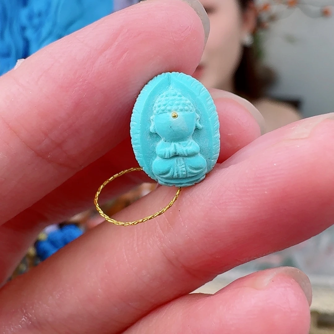 未镶嵌绿松石珠宝奇石