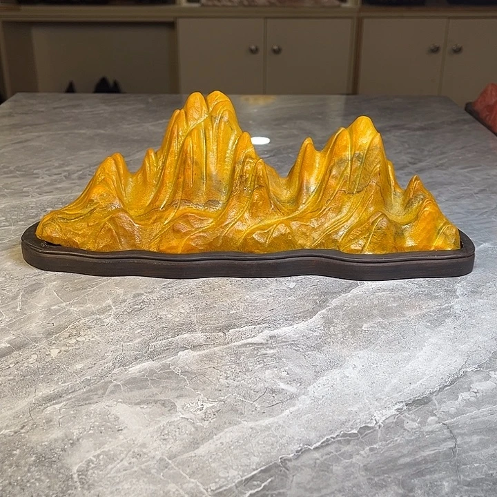 用***3奇石茶宠鱼缸文房摆件