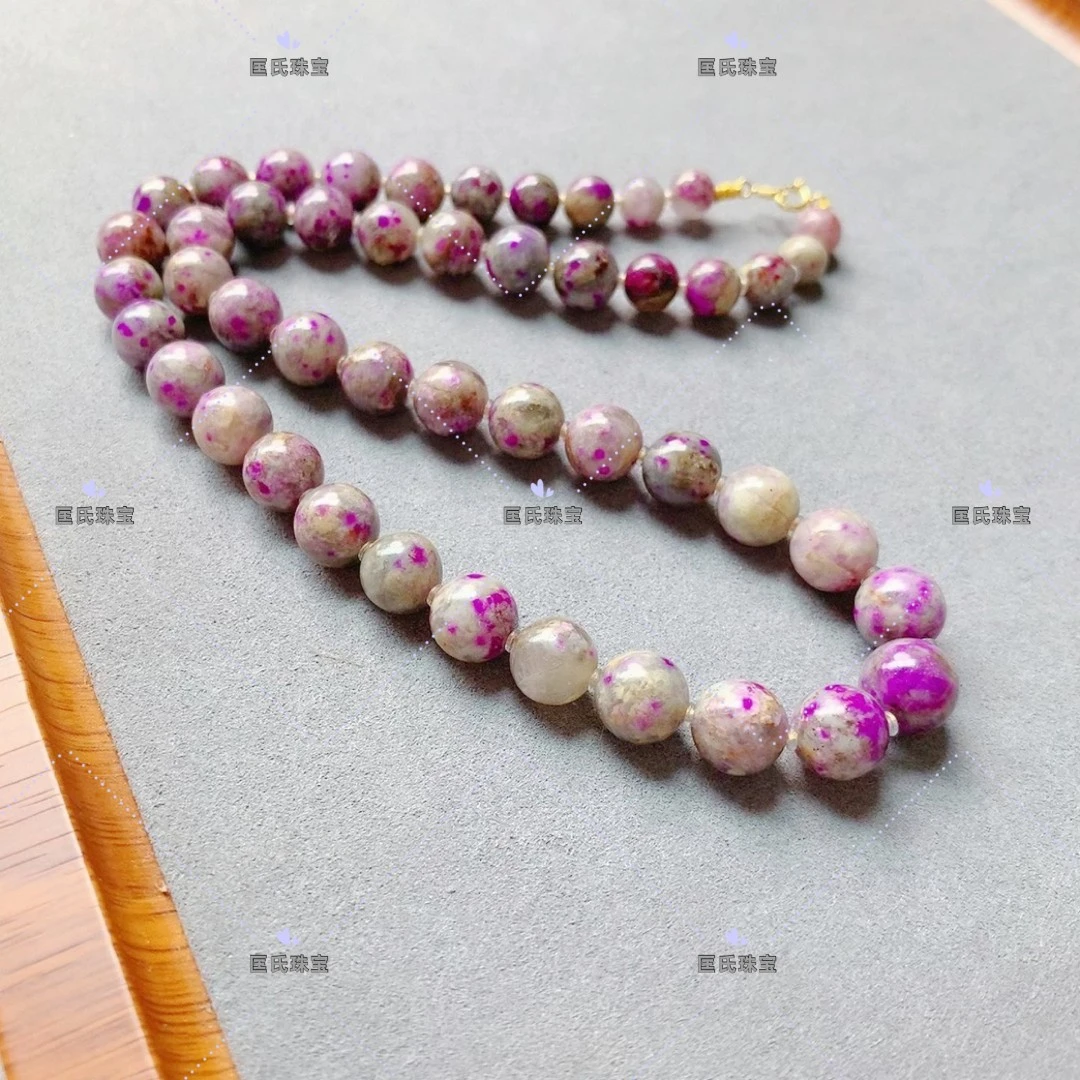 匡氏珠宝 18K金舒俱来玉化樱花塔链 Z-HL-A6668(多样性发一)