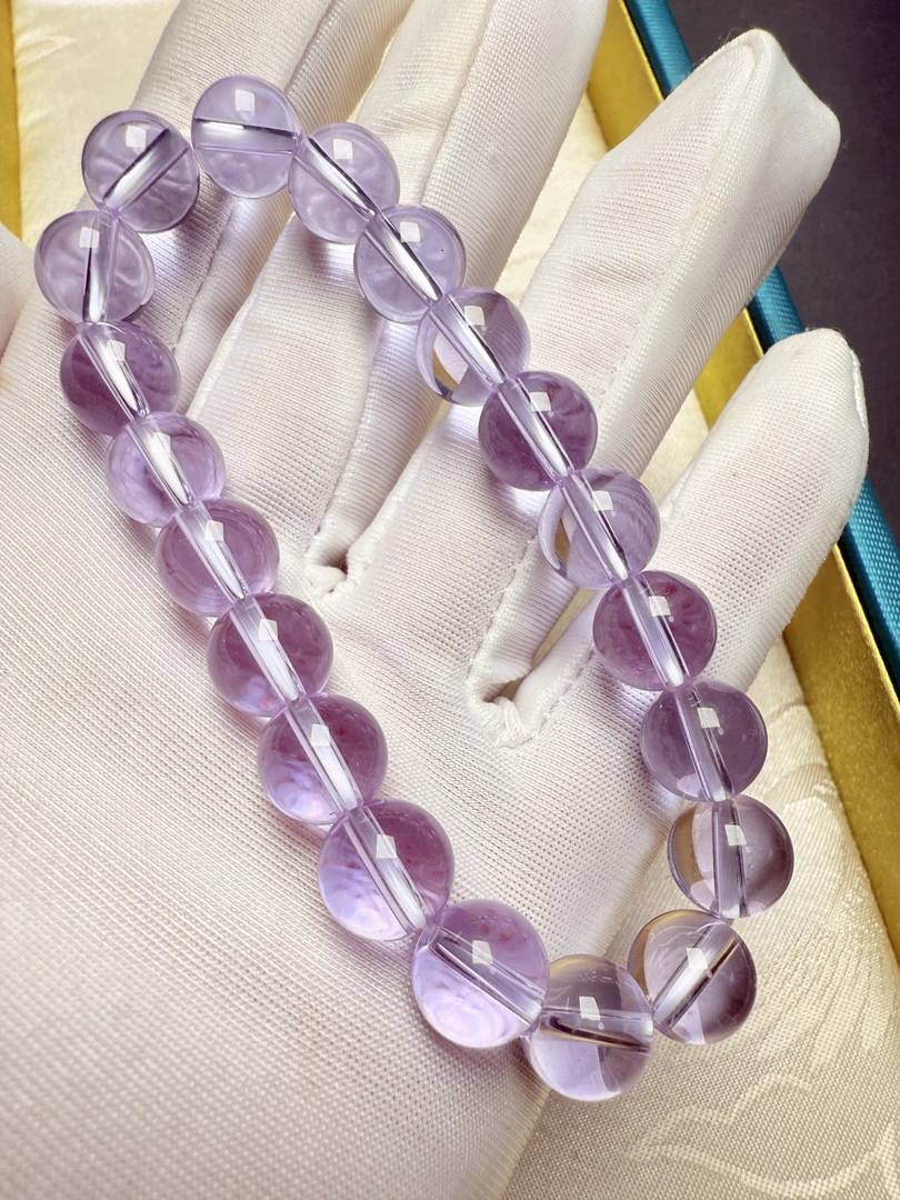 Z100-轻奢收藏级精品夏日清爽浅紫手串多样性发一