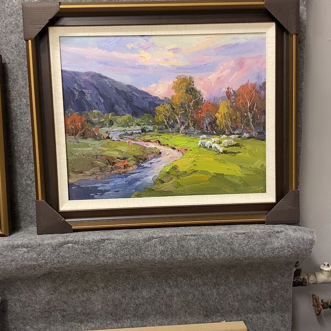 油画带外框画芯尺寸40x50cm