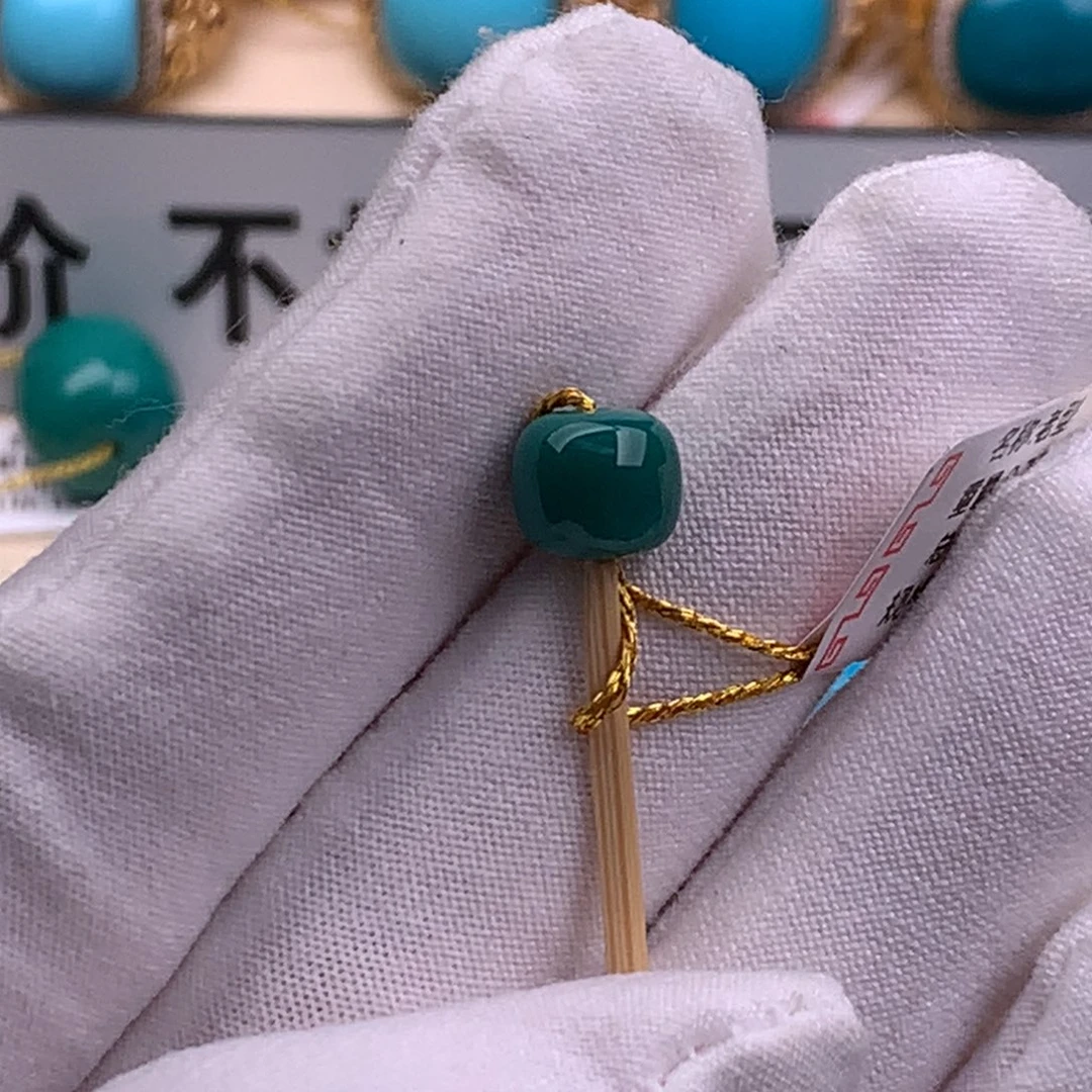 绿松石珠宝奇石未镶嵌英****沫7.9