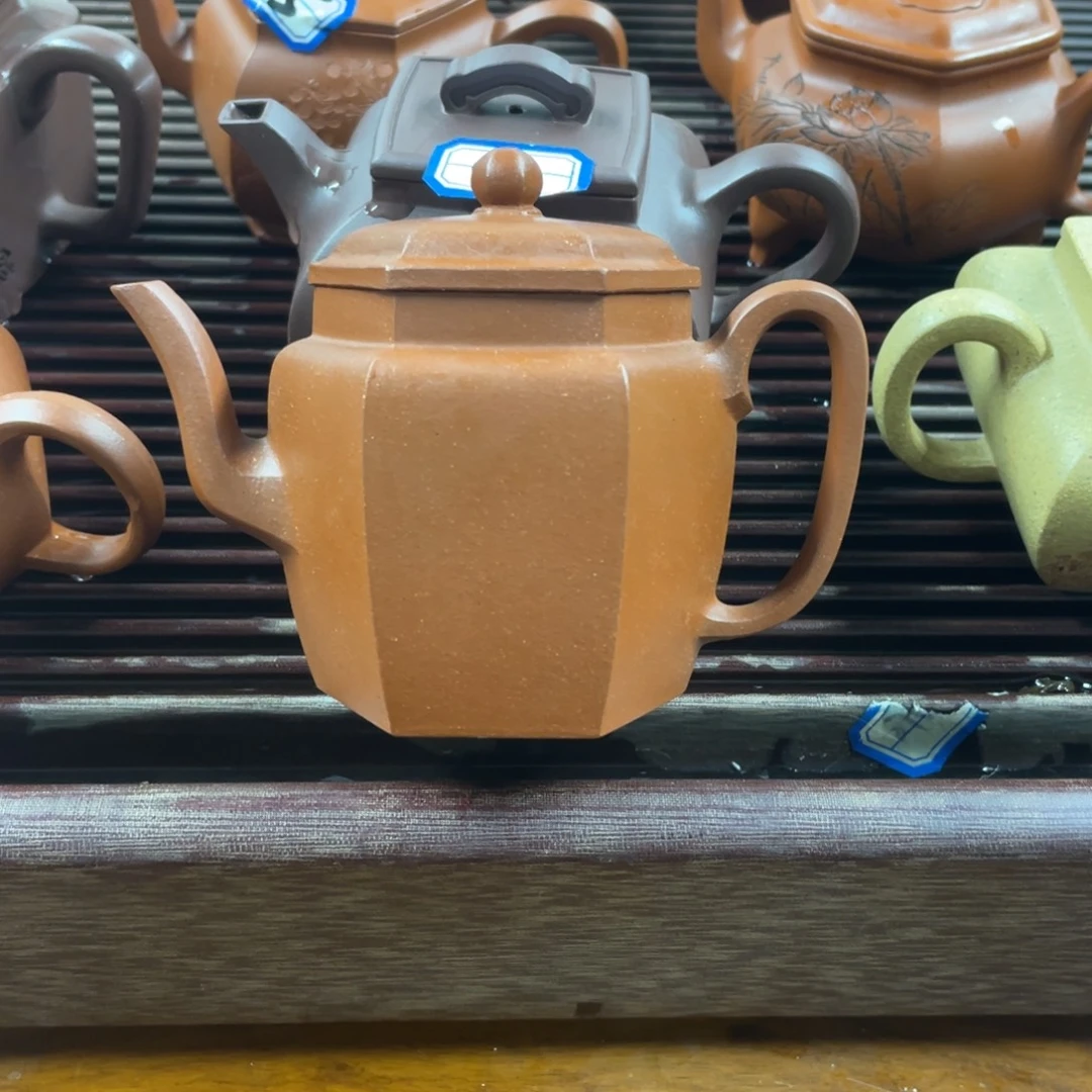 泰***瑞茶壶紫砂六方高时11