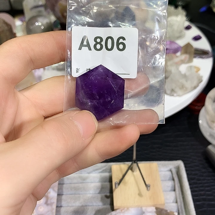 抹***X水晶珠宝半成品未镶嵌天然水晶A806