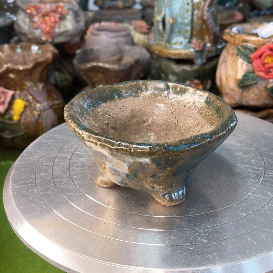 红陶李*意粗砂陶手工花盆