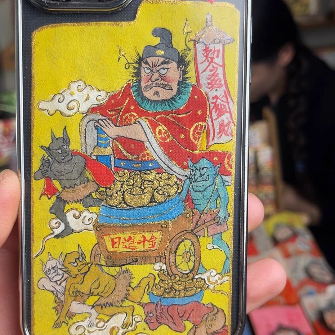 小*浩纯手绘钟馗文创画