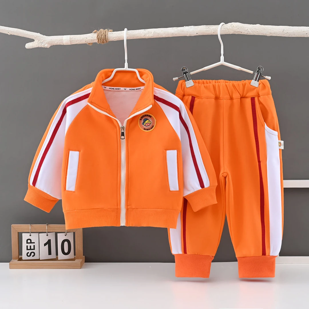 新款爆款春秋加厚套装儿童运动服儿童冬季秋冬外套幼儿园校服秋季