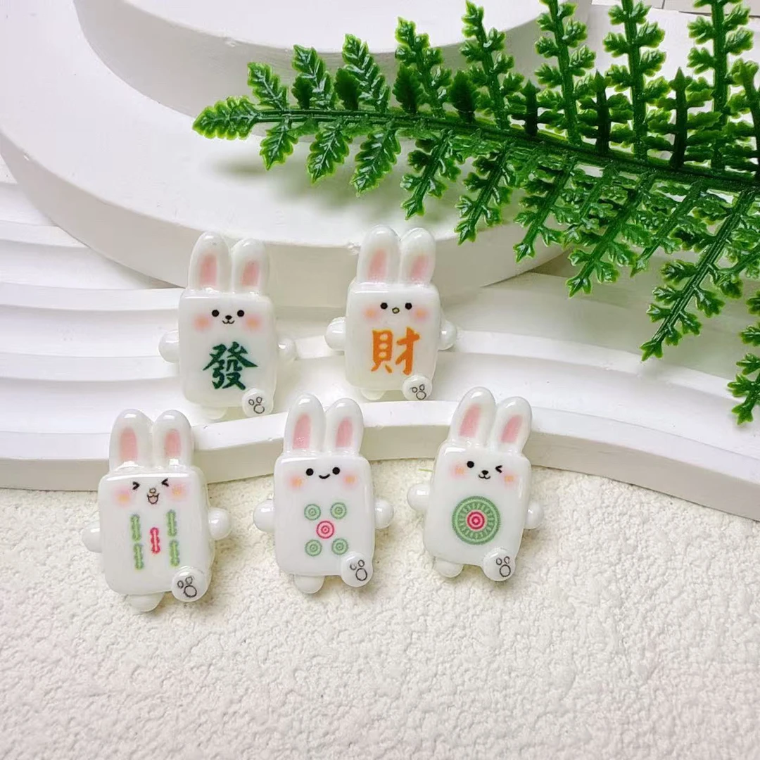 创意转转麻将猫桌面旋转装饰品