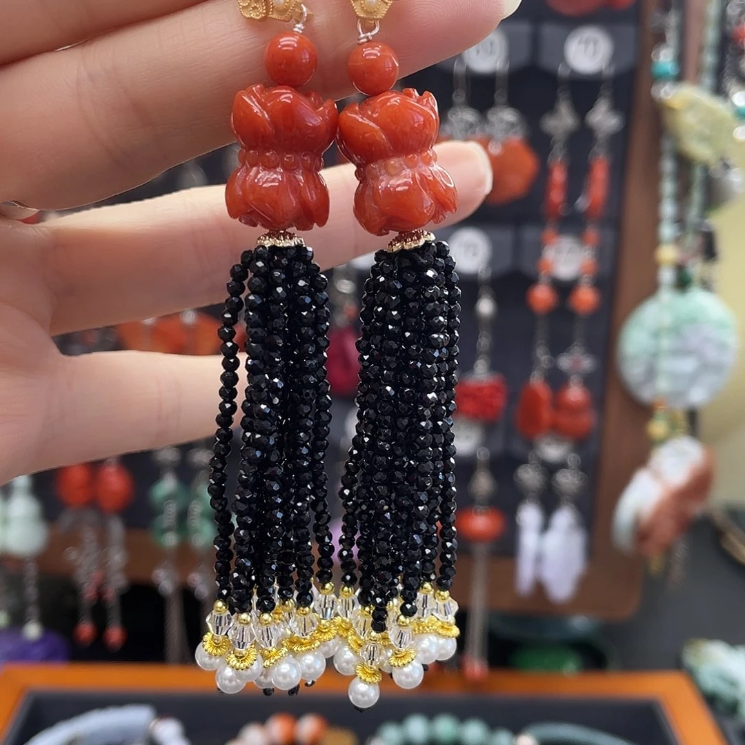 翡翠耳饰银S925镶嵌❤️****885ghkjjhk