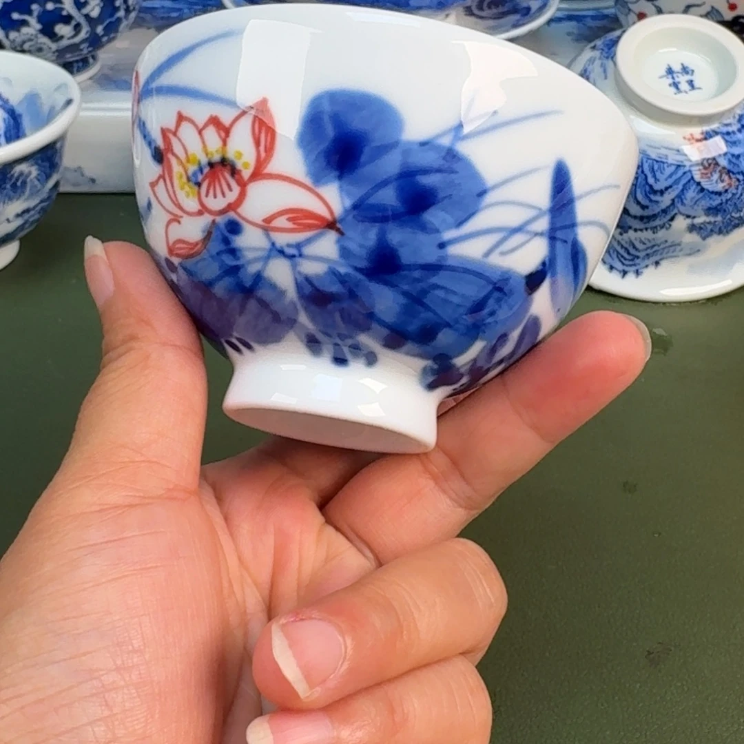 景德镇纯手绘茶具圆圆212