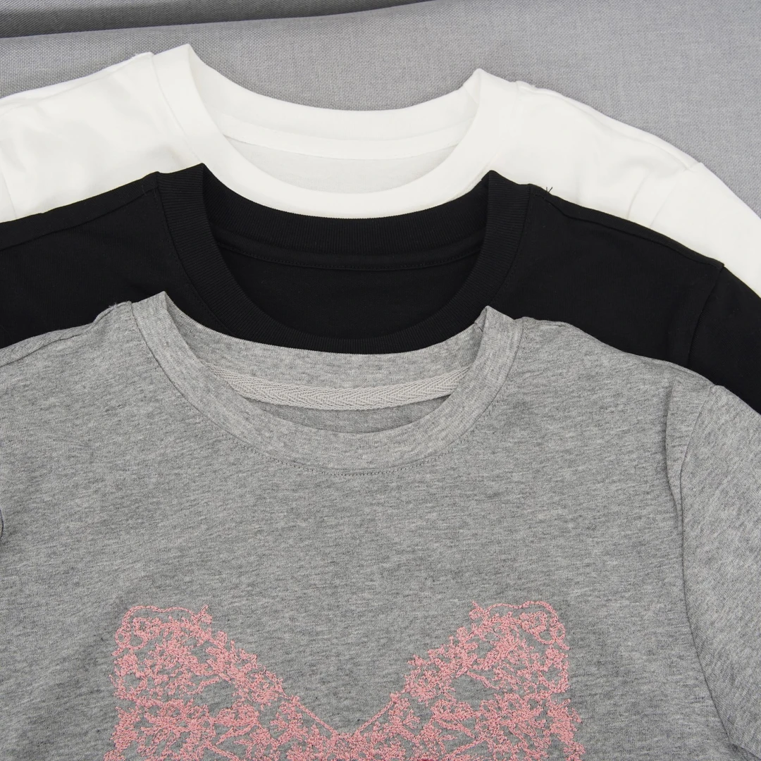 【WW】2025新款百搭时尚T恤简约显瘦短袖上衣YMA366