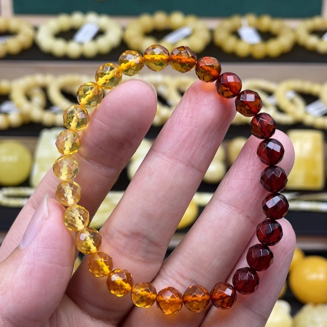 琥珀裸石未镶嵌琥珀蜜蜡