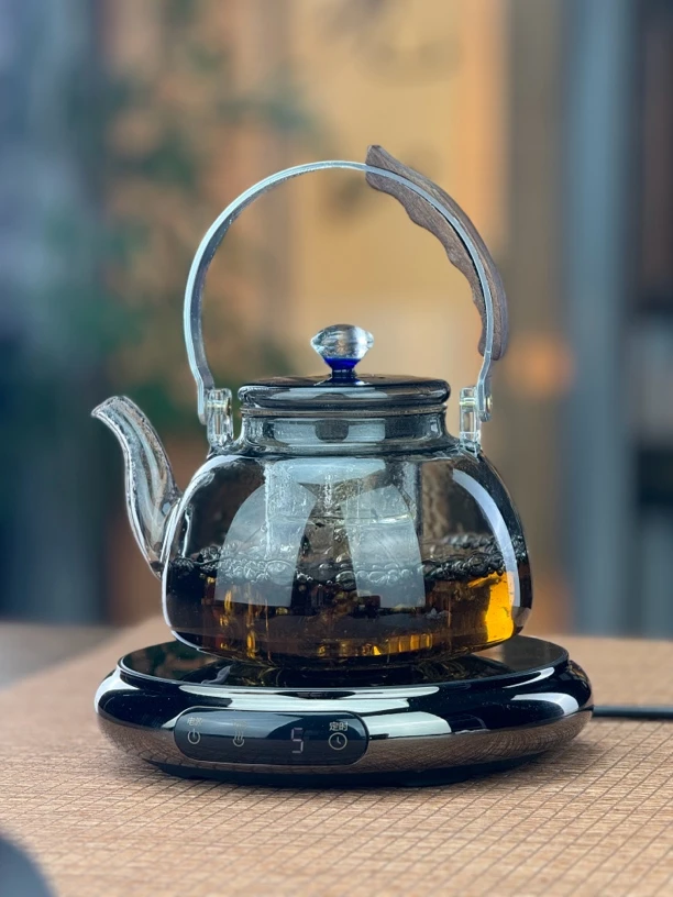 德茗堂25年新款电陶炉新款鼓韵高端煮茶炉家用静音超薄1000w