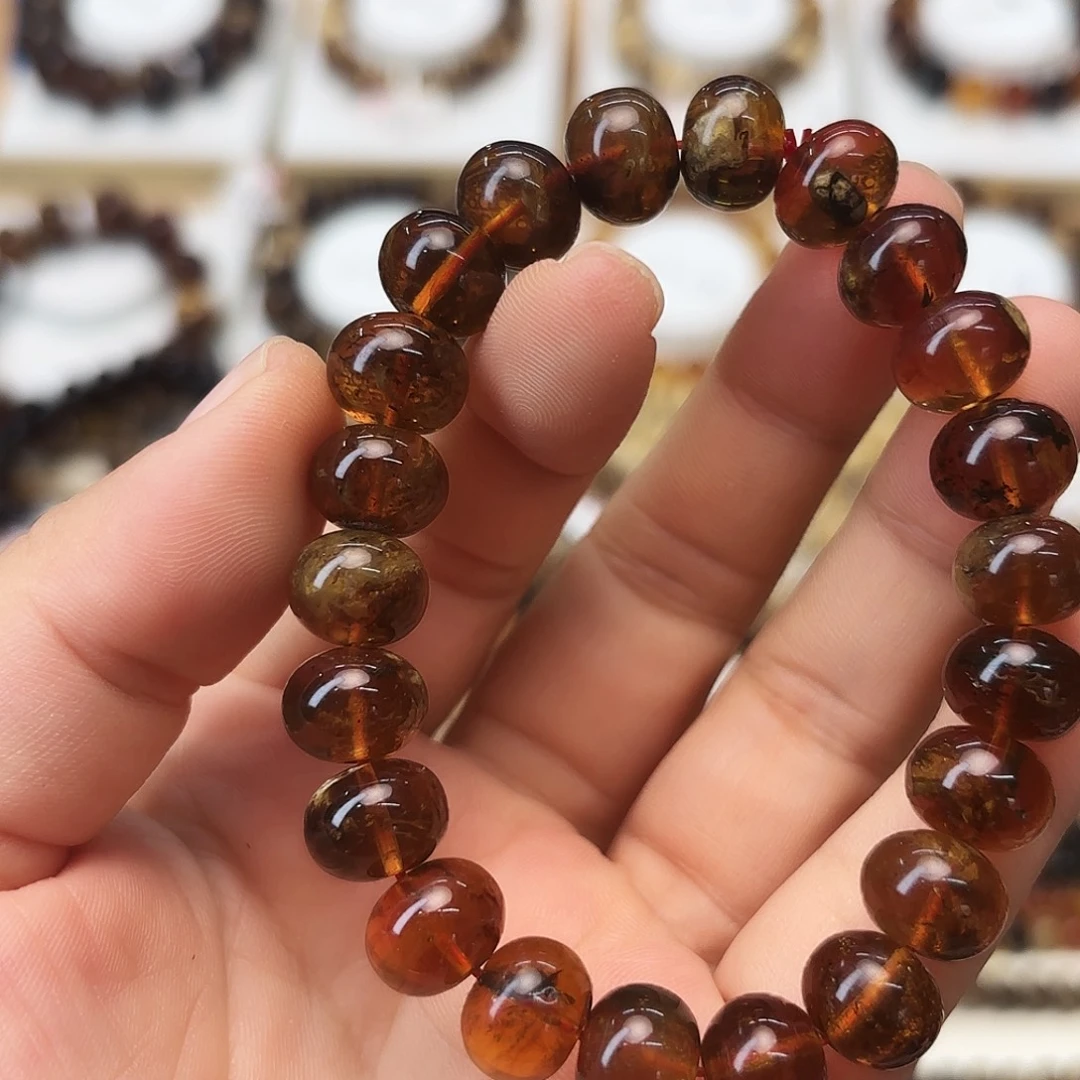 青***蓝琥珀未镶嵌裸石十一