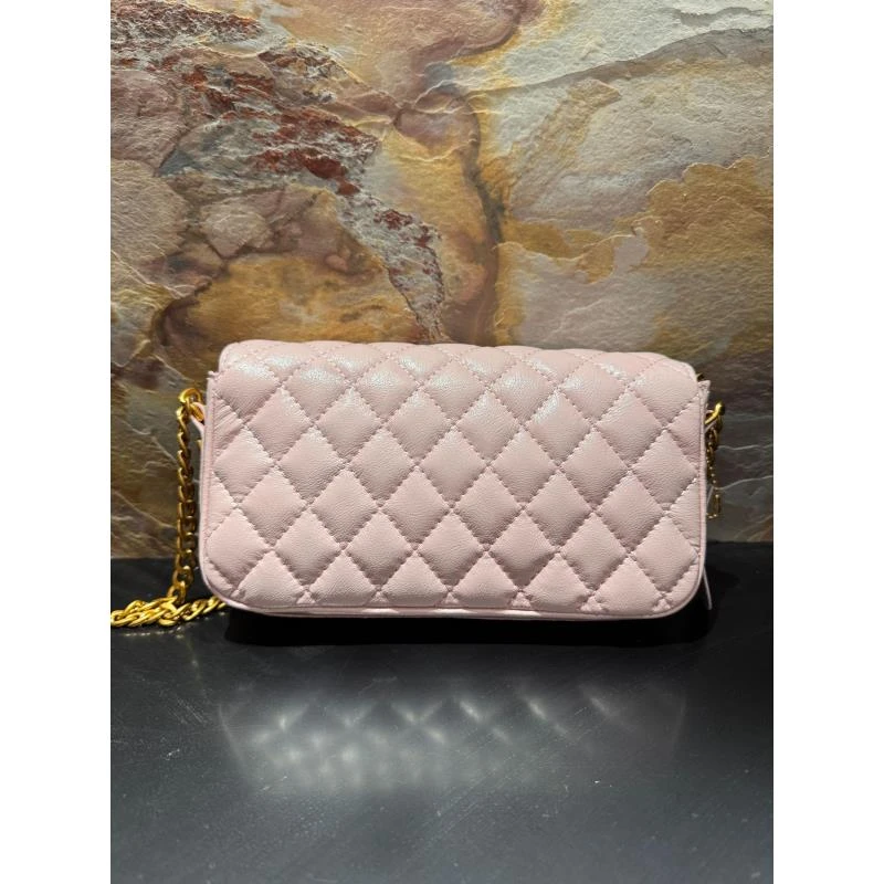 HIRMRIS手工真皮包21-551197-粉 横眼睛麻将香