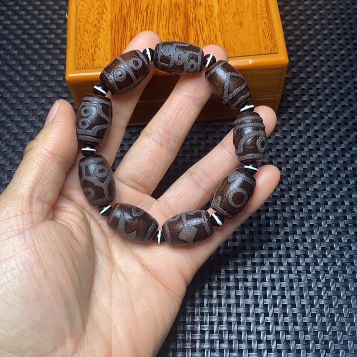 远***方玛瑙/玉髓未镶嵌手链