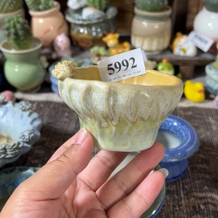 口7 手工花盆满30包邮