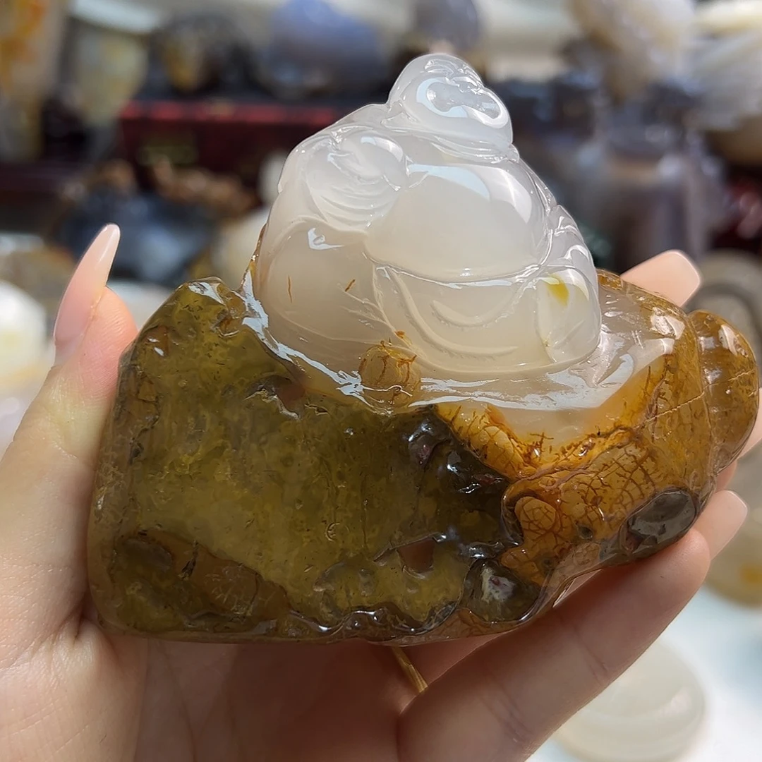 玛瑙/玉髓未镶嵌项链