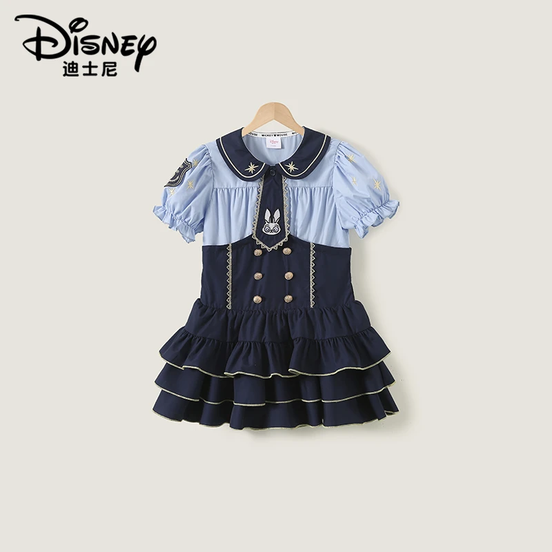 【DR】Disney/迪士尼女童夏款新款淑女气质学院风连衣裙XCR2SQ080