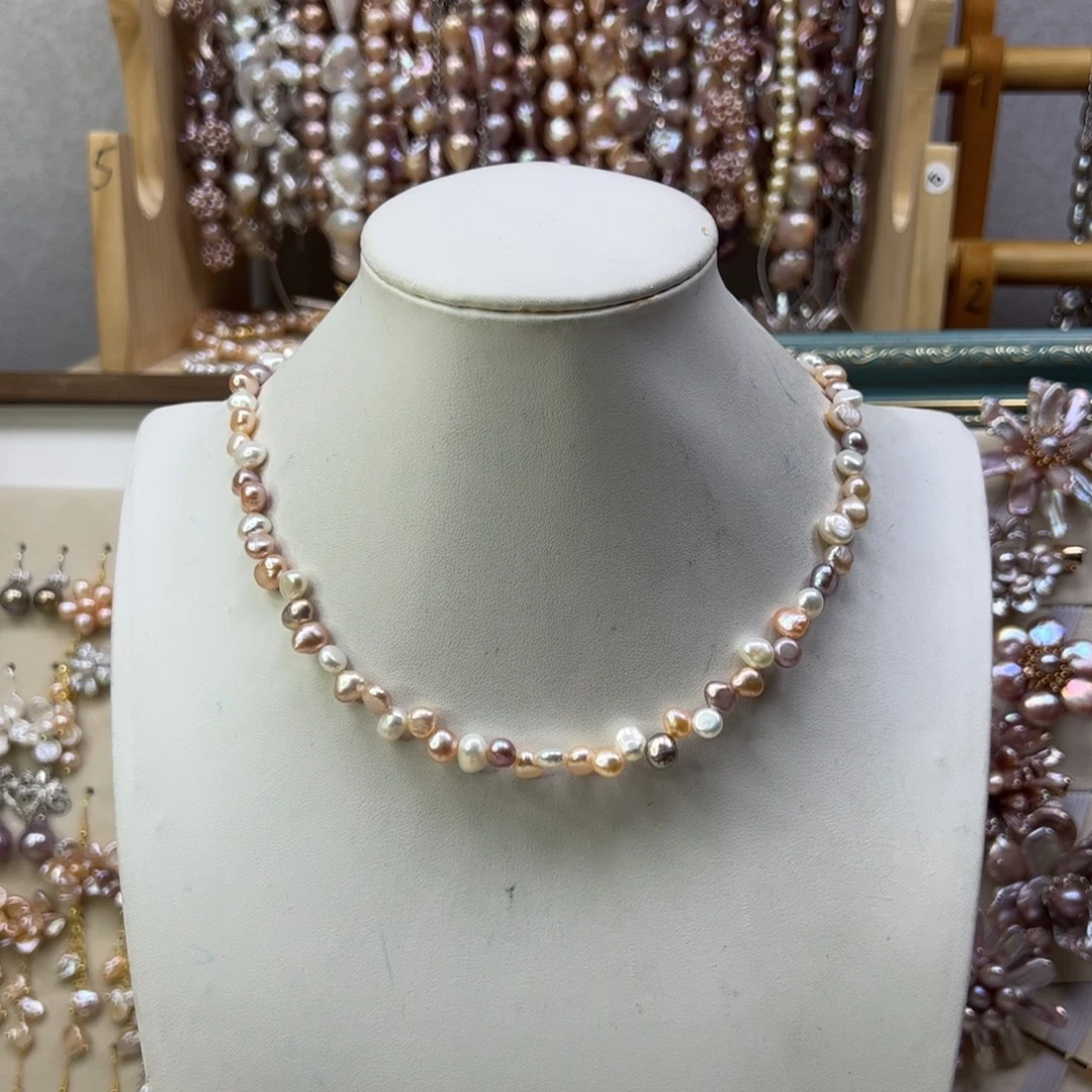 手绳淡水珍珠合金