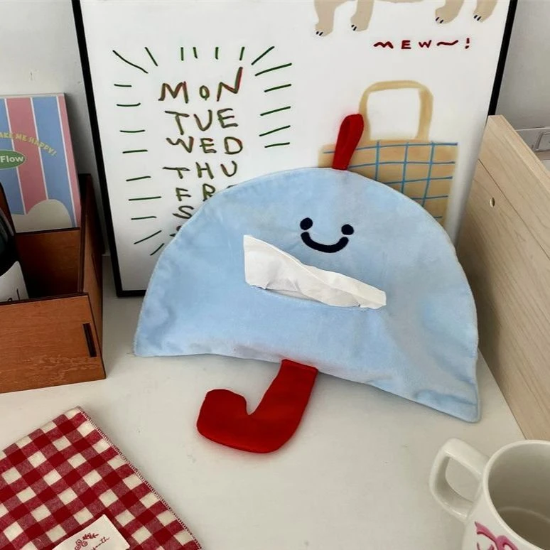 小雨伞纸巾袋装饰家用客厅桌面抽纸盒创意纸巾盒餐巾纸收纳袋TJ