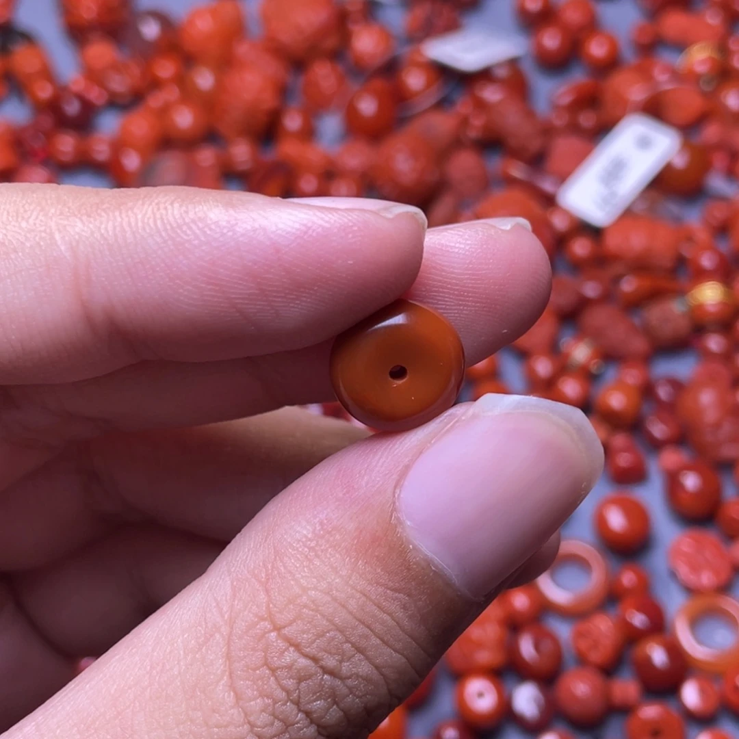 南红玛瑙配饰未镶嵌12mm