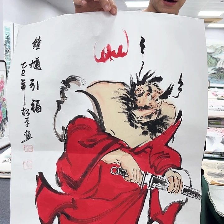 国画手绘国画大捡漏！