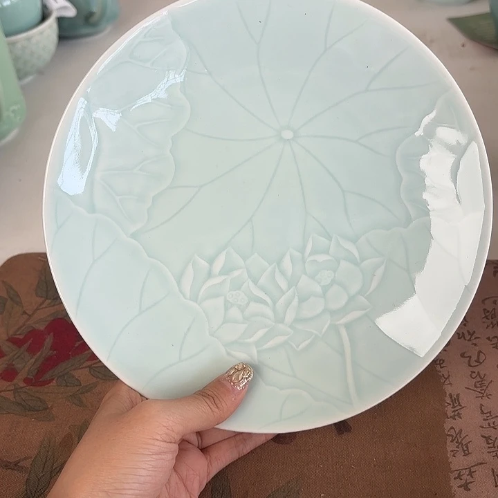 龙泉云间青瓷小米茶器