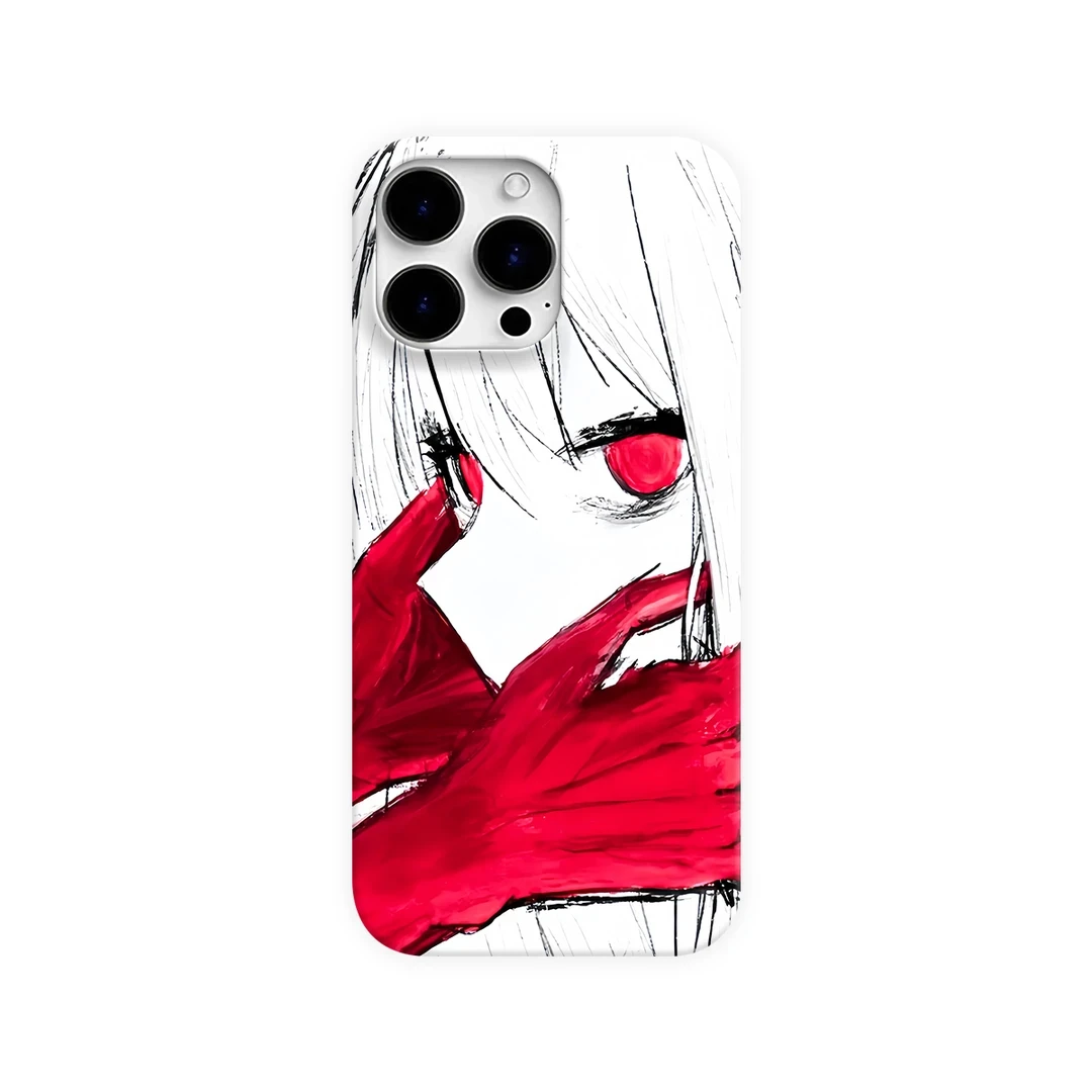 Lucky红瞳少女适用iPhone16/15promax苹果14手机壳13/12套11个性