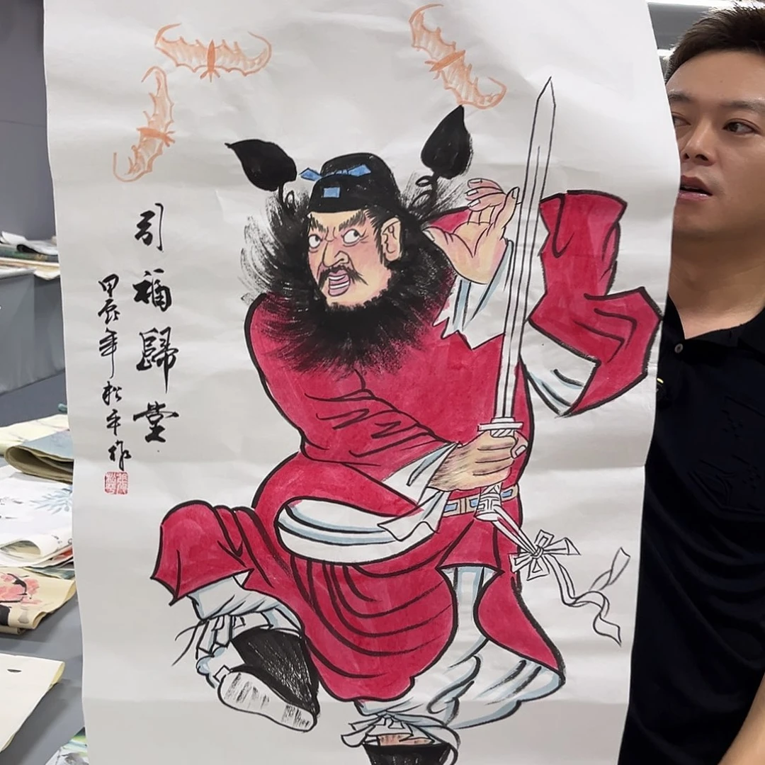 国画国画老师手绘作品