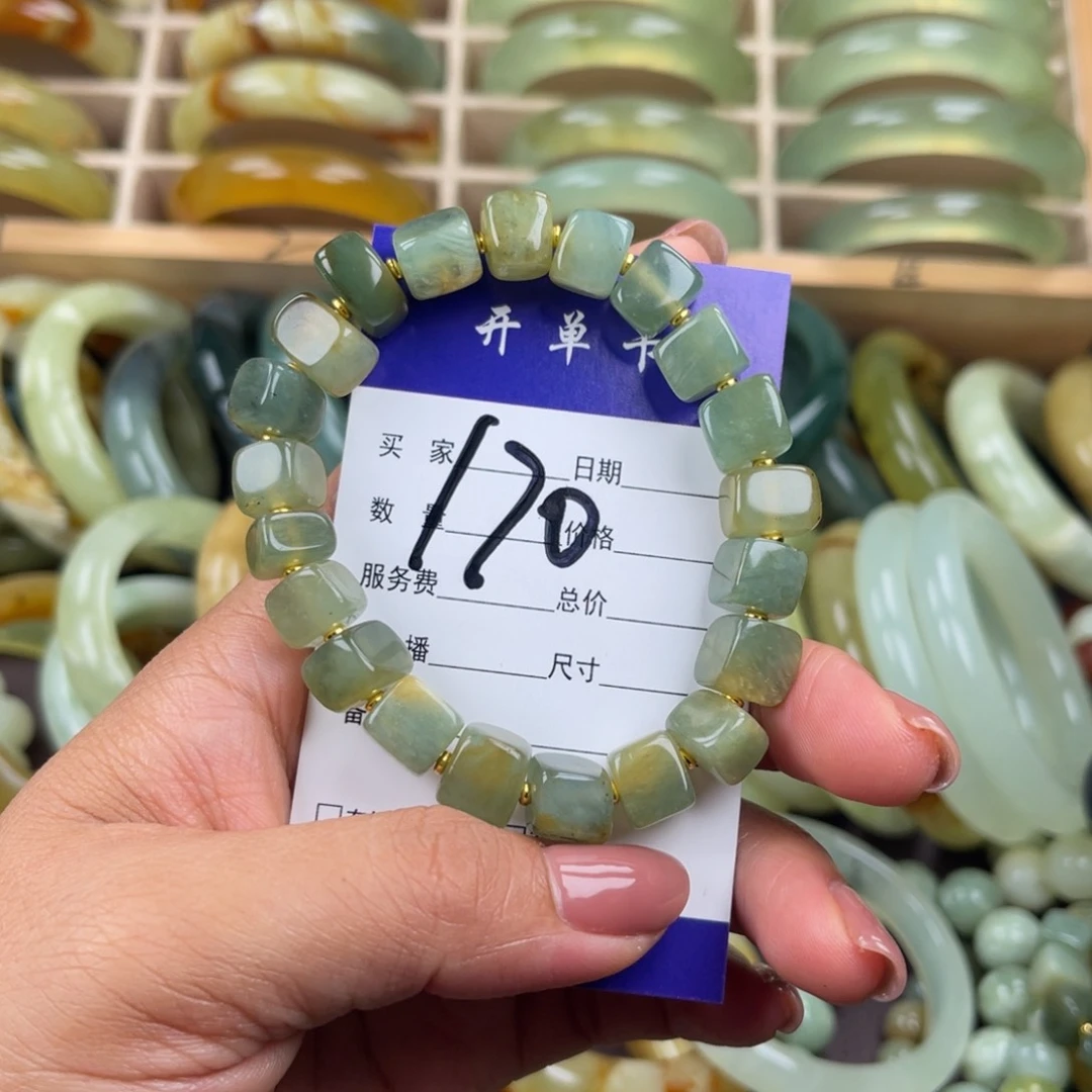 未镶嵌岫玉手串岫玉