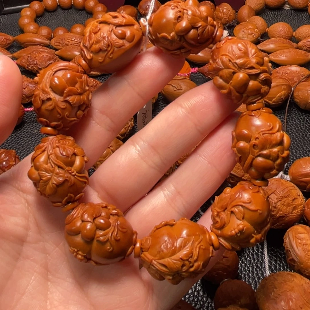 橄榄核手串/手链2.2老油核葫芦