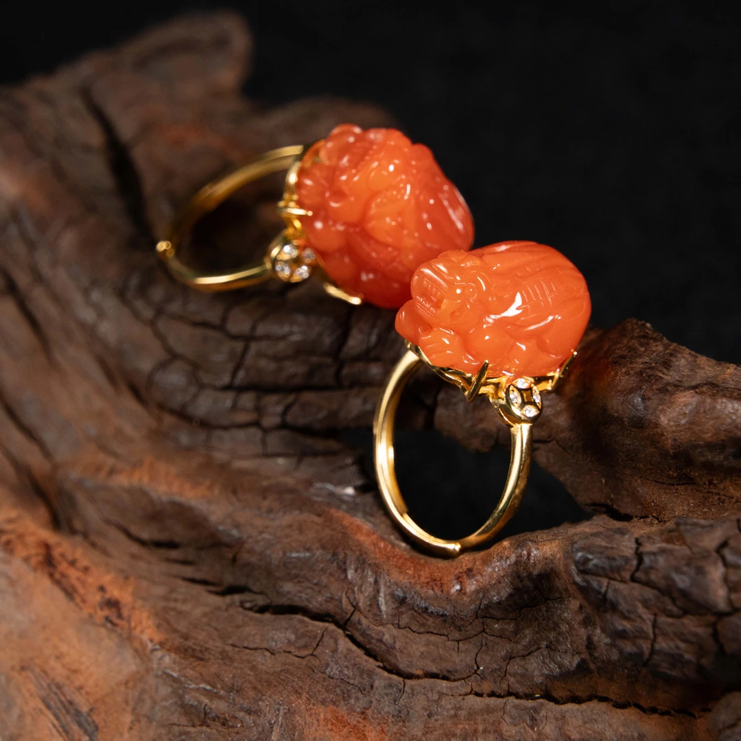 滴水洞貔貅戒指2025150388（多样式发其一）