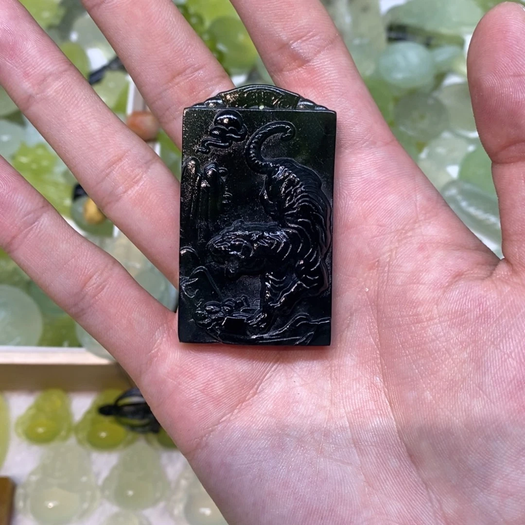 岫玉未镶嵌吊坠(不含链)