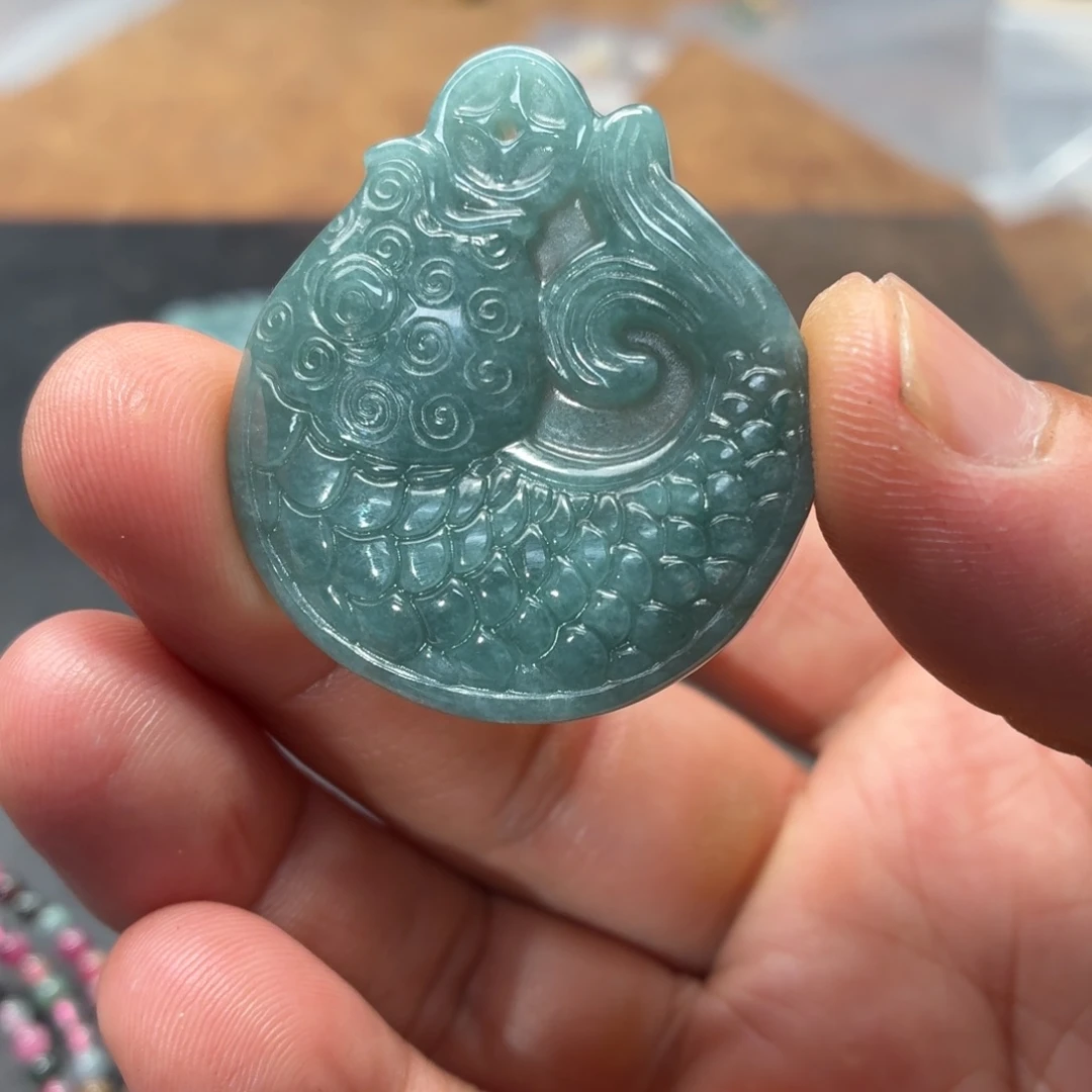 翡翠未镶嵌颈饰多样性发货拍一发一