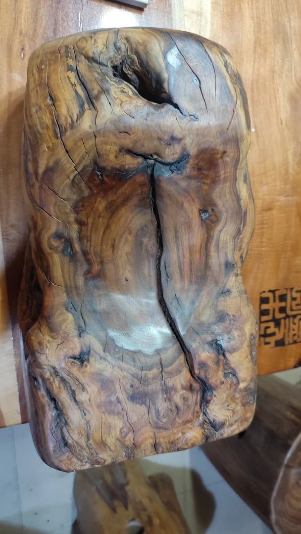 老枣木头枕木石心音手工制作陈化老料（随机发）