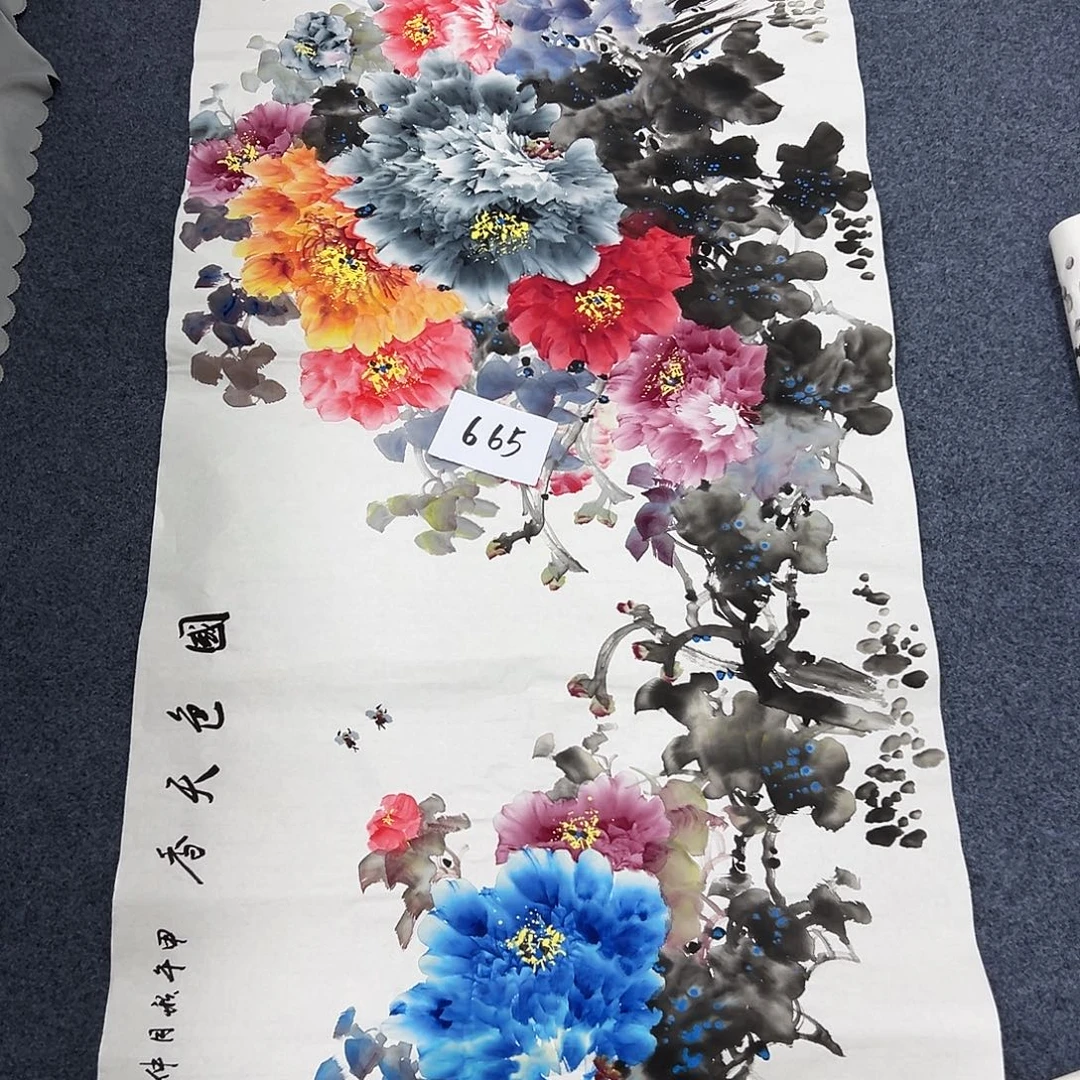国画国画作品宣纸纯手绘