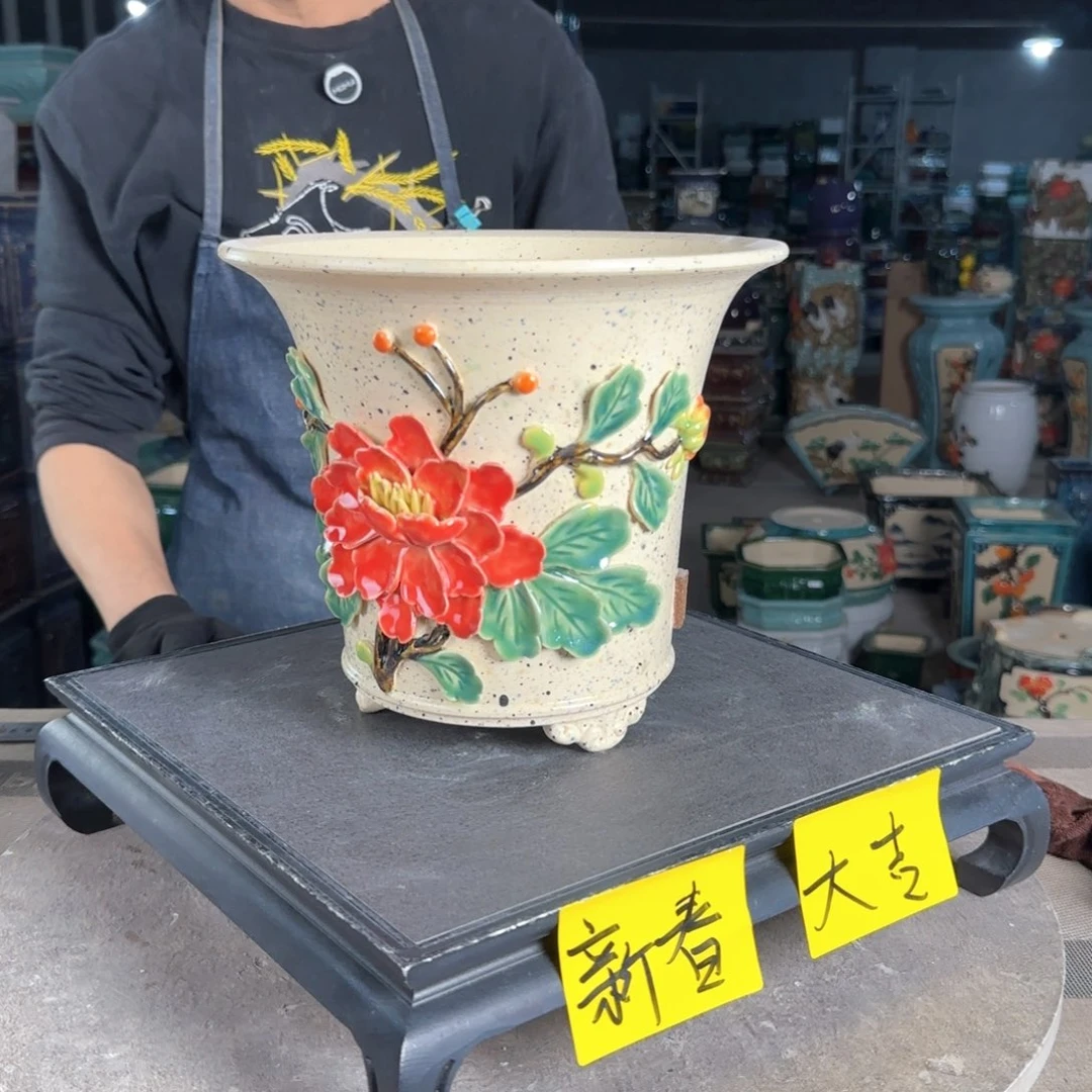 一风堂石湾花盆。