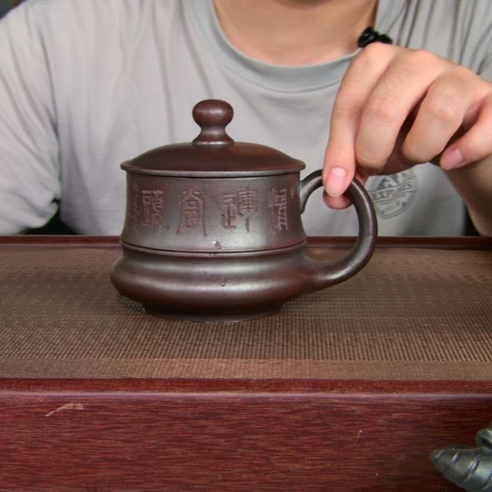 茶杯紫砂高货放漏