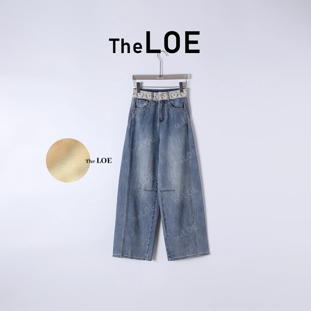 TheLOE/贝壳香蕉牛仔裤#03.21K-G7408